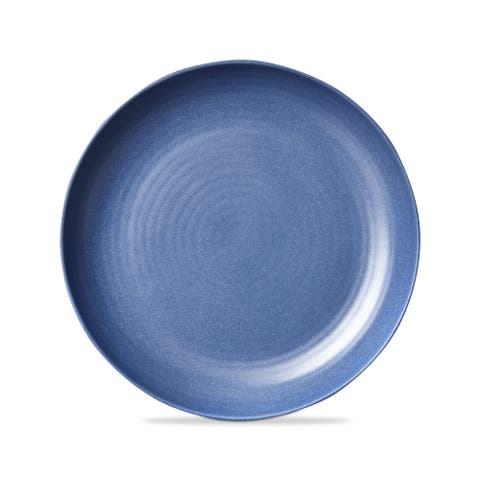 Denim Blue Brooklyn Melamine Dinner Plate Indoor Outdoor