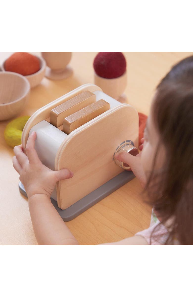 Kaplan Early Learning Company Pretend Play Pop Up Toaster, Alternate, color, Multicolored