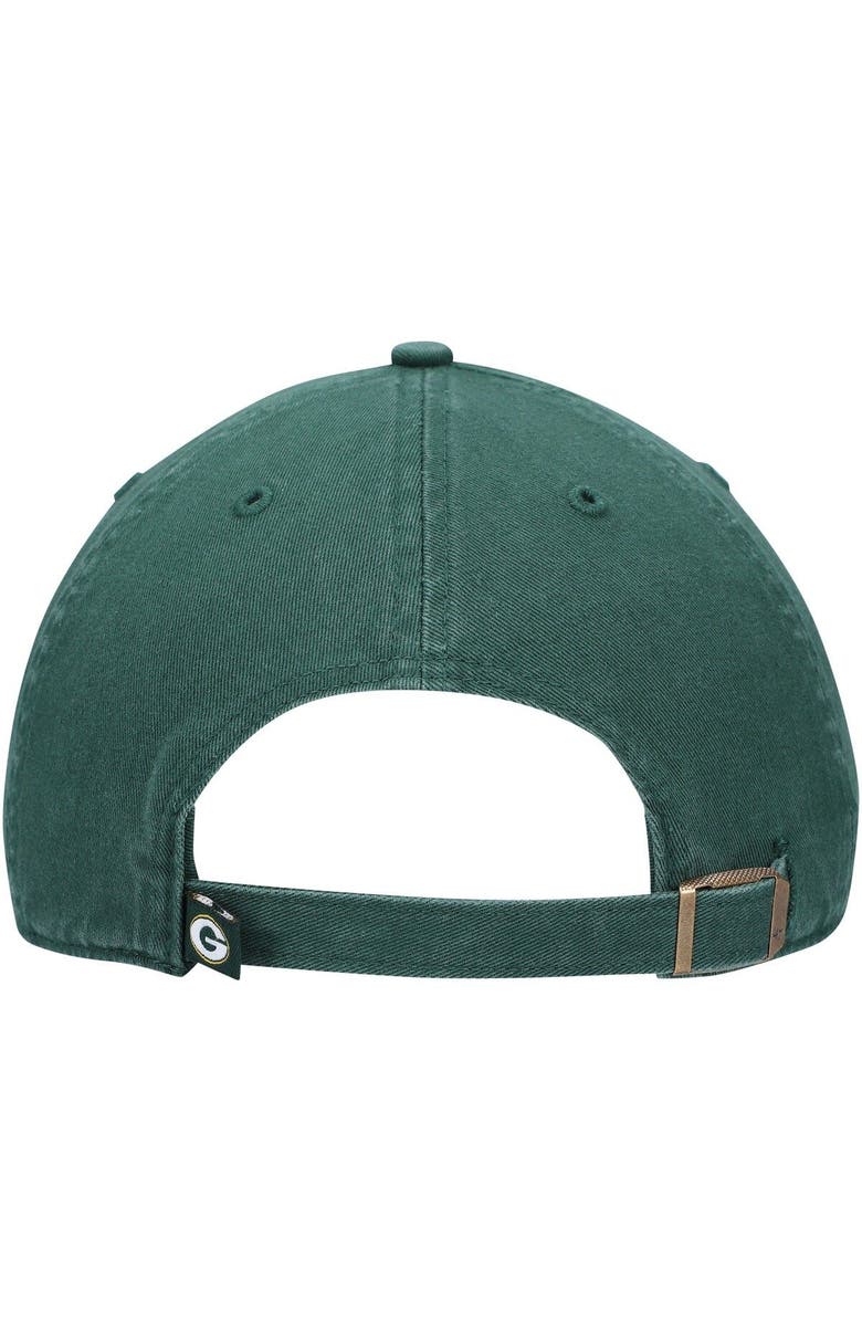 '47 Men's '47 Green Green Bay Packers Clean Up Script Adjustable Hat, Alternate, color, Green
