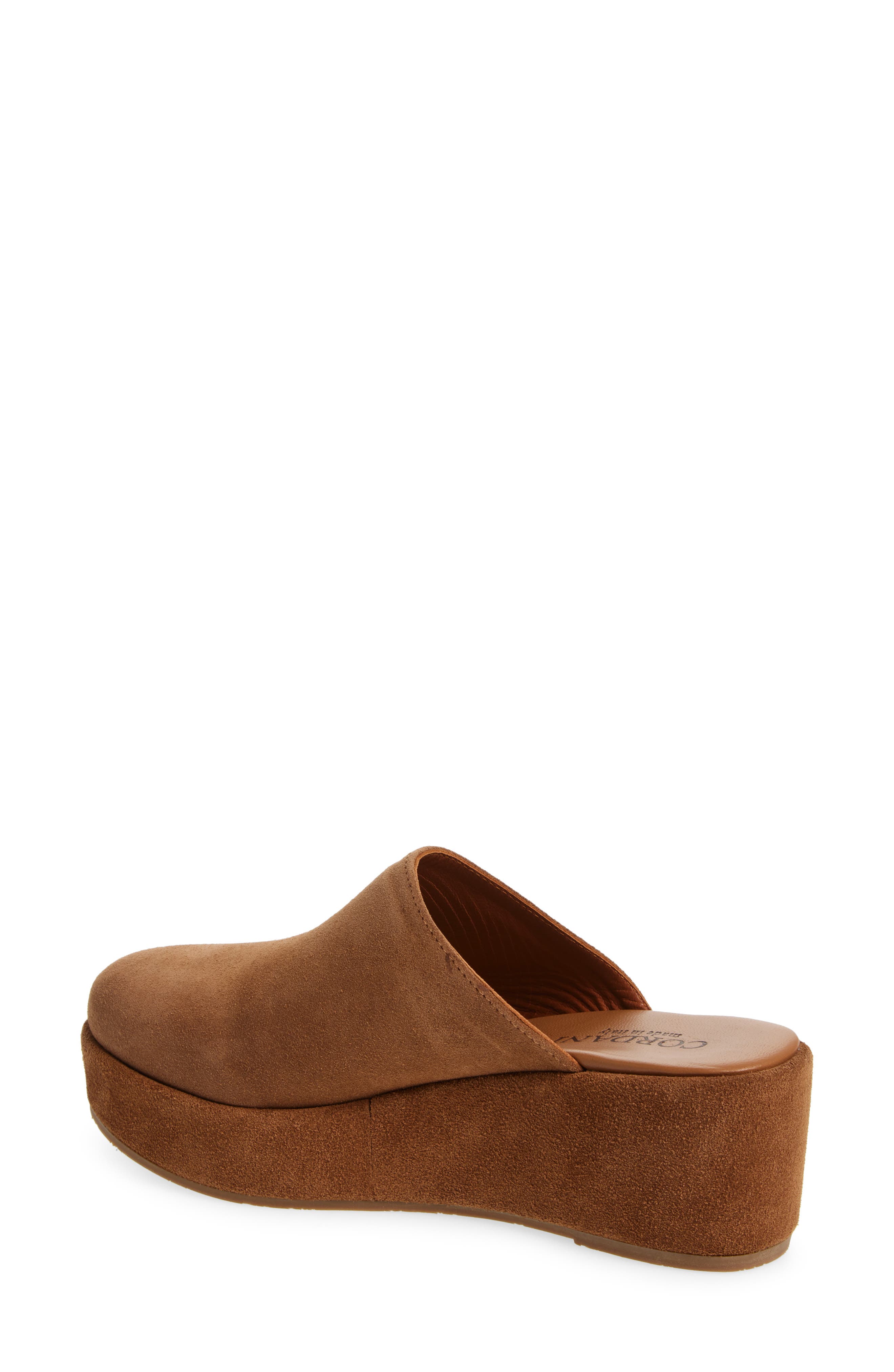 Camryn Platform Wedge Mule, Alternate, color, CLOVE SUEDE