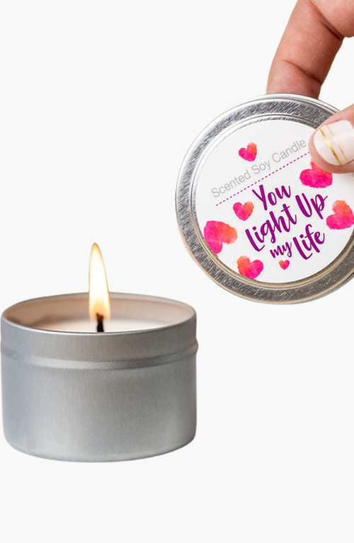 Lizush Tin Soy Candle In Assorted