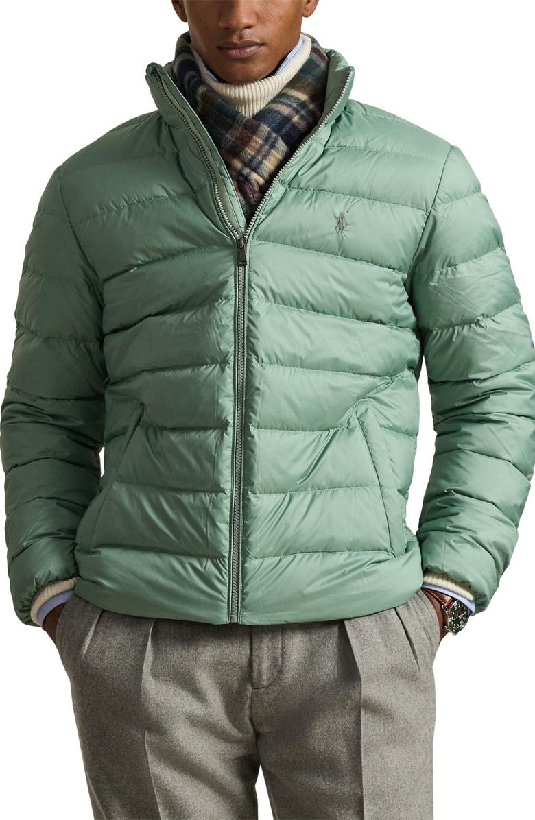 Polo Ralph Lauren The Colden Packable 650 Fill Power Down Puffer Jacket, Main, color, Light Green