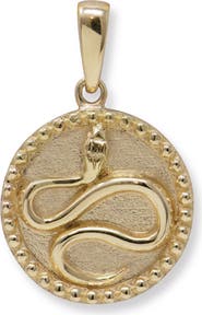 Anzie Dew Drop Year of the Snake Medallion