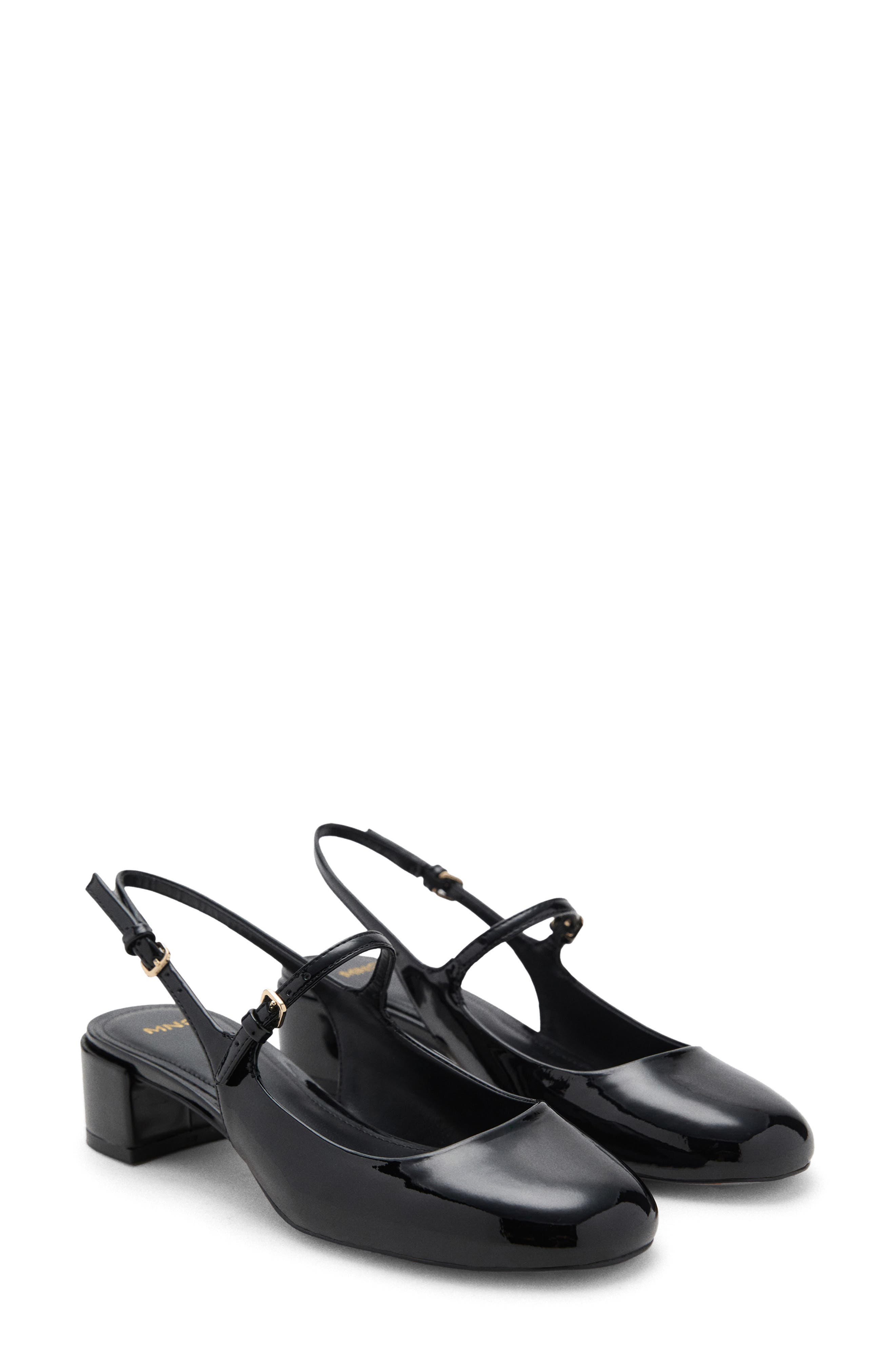 MANGO Slingback Pump, Main, color, Black