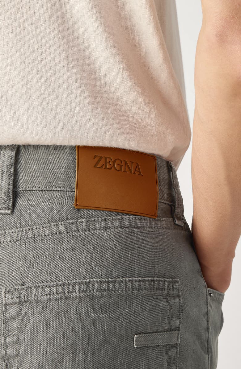 ZEGNA Slim Fit Jeans, Alternate, color, Dark Taupe
