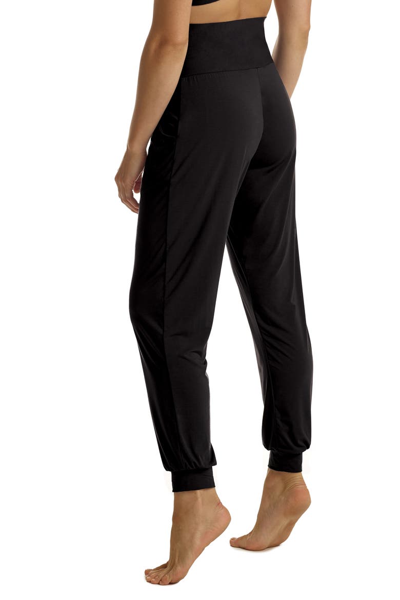 Butter High Waist Joggers, Alternate, color, BLACK