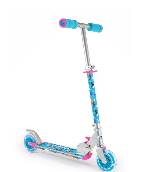 Mermaid Foldable Scooter Light Up Wheels Ages 5 And Up
