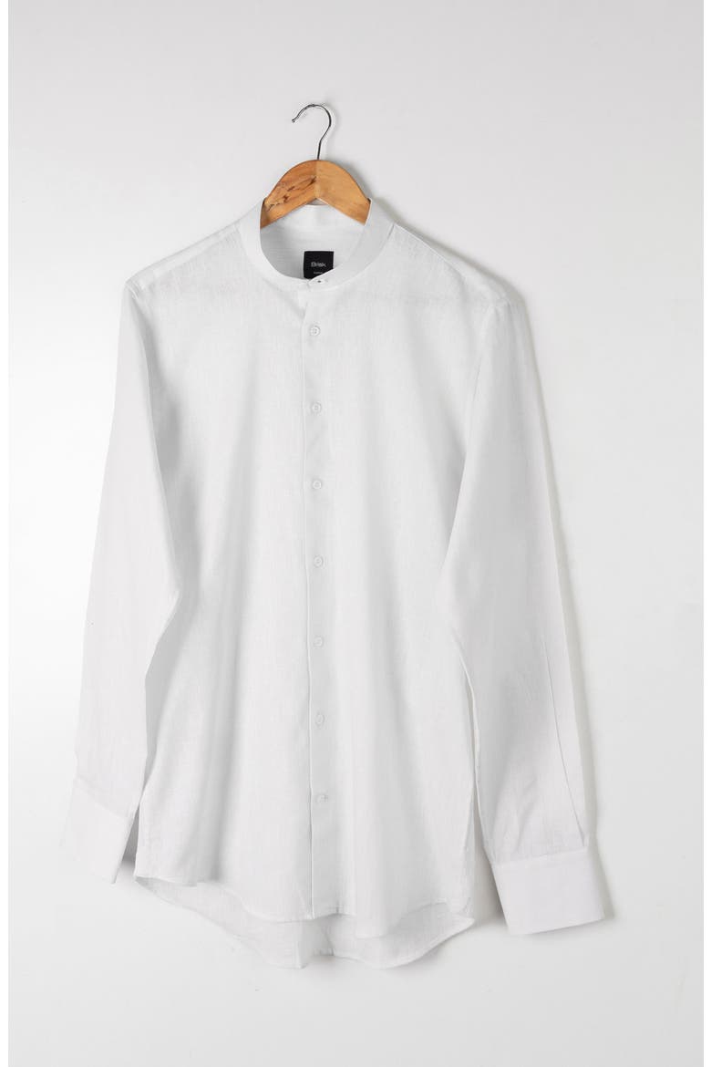 Cotton Linen Shirt, Alternate, color, White