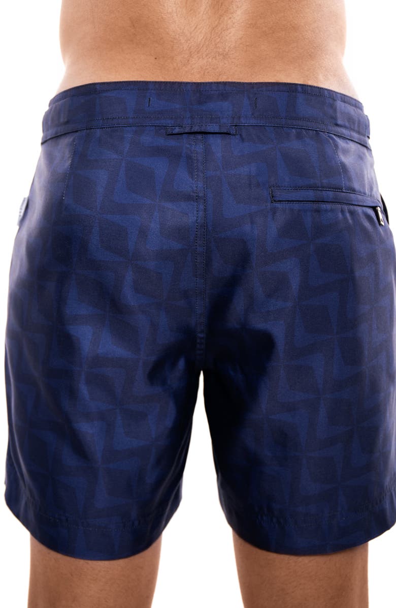 PRINCE & BOND Deep Sea II Tailored Hybrid Swim Trunks, Alternate, color, 
