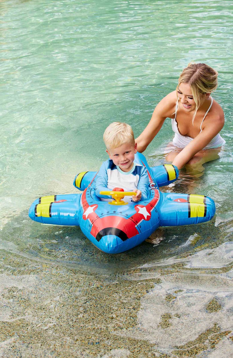 Mud Pie Baby Airplane Pool Float, Alternate, color, 