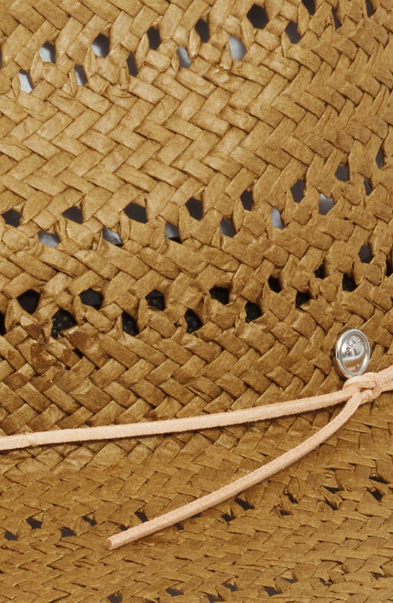 rag & bone Straw Fedora, Alternate, color,