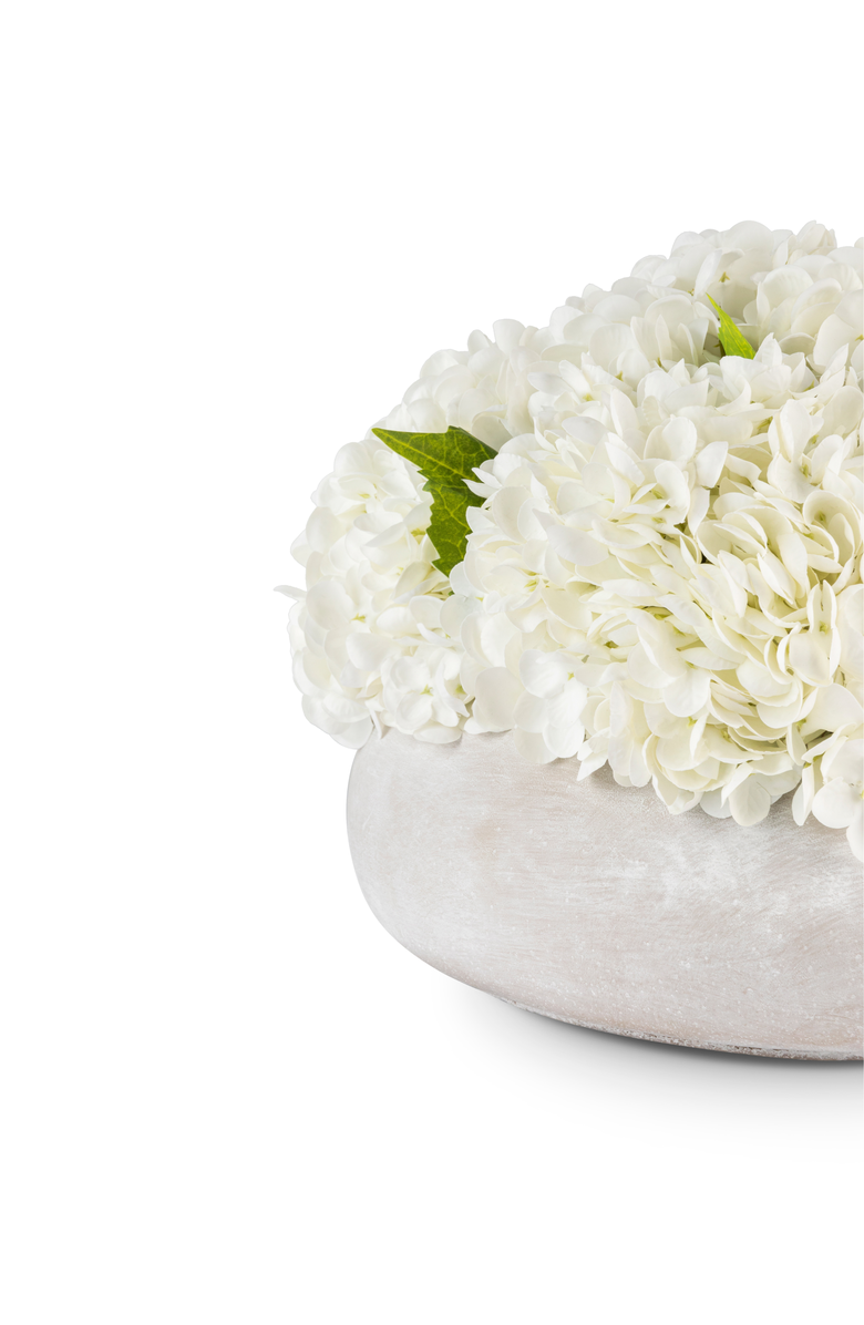 CocoBella Ezri RealTouch Hydrangea, Alternate, color, Snow