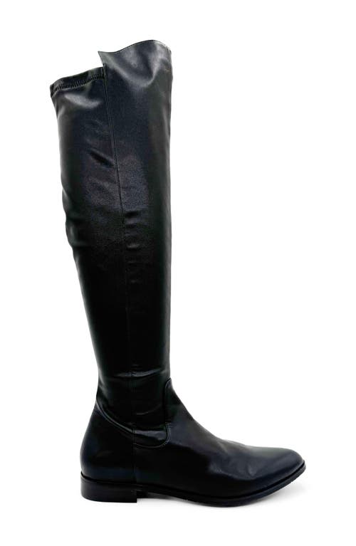 Chelsea Crew Juno Tall Boot In Black Pu