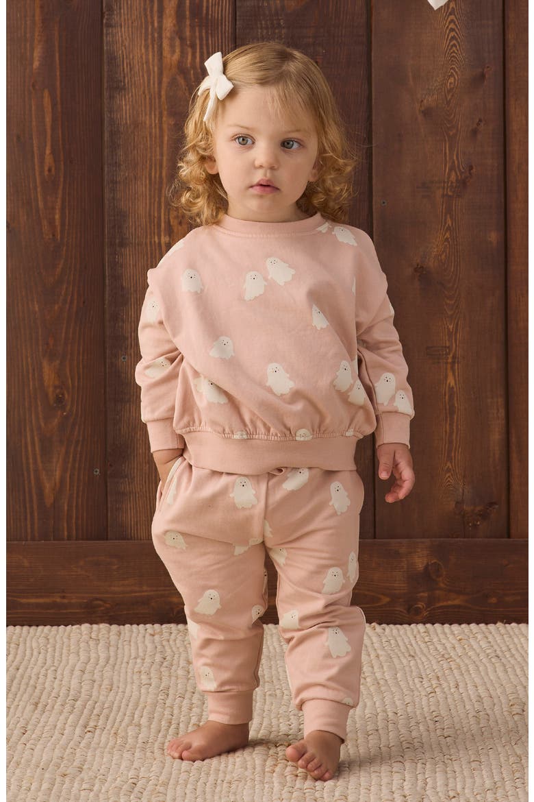 Kids' Relaxed Fleece Sweatpants, Alternate, color, BLUSH