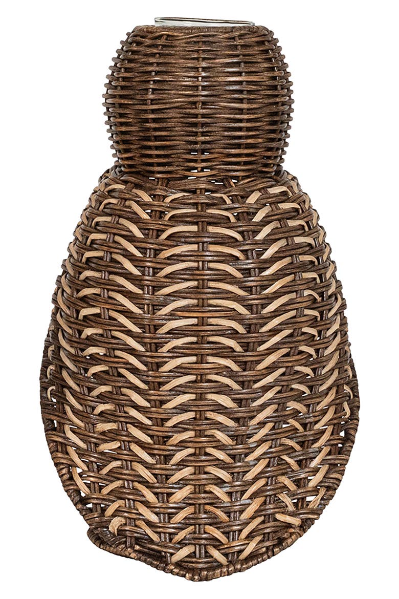 Devon Will Owl Vase, Alternate, color, BROWN