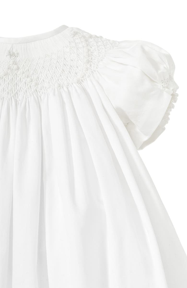 Kissy Kissy Caroline Christening Gown & Bonnet Set, Alternate, color, White