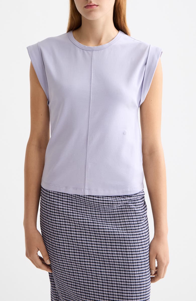 Scotch & Soda Rolled Sleeve T-Shirt, Main, color, Languid Lavender