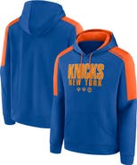 FANATICS Men's Fanatics Blue New York Knicks Three Logo Hoodie