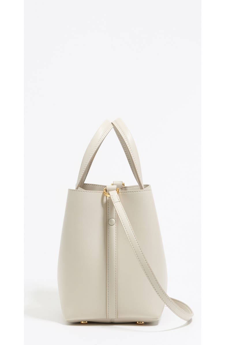 Bimba y Lola Small Stone Leather Chihuahua Bag, Alternate, color, Stone