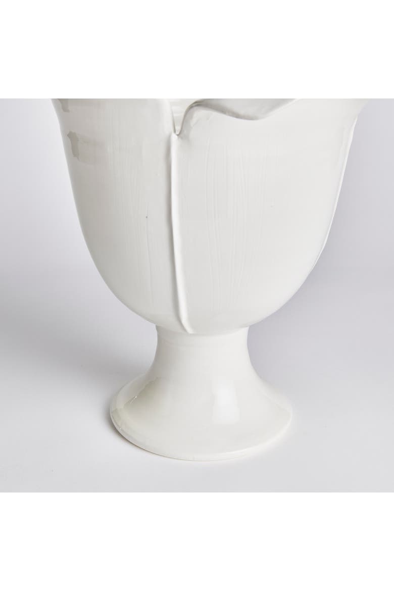 Petalo Vase, Alternate, color, White