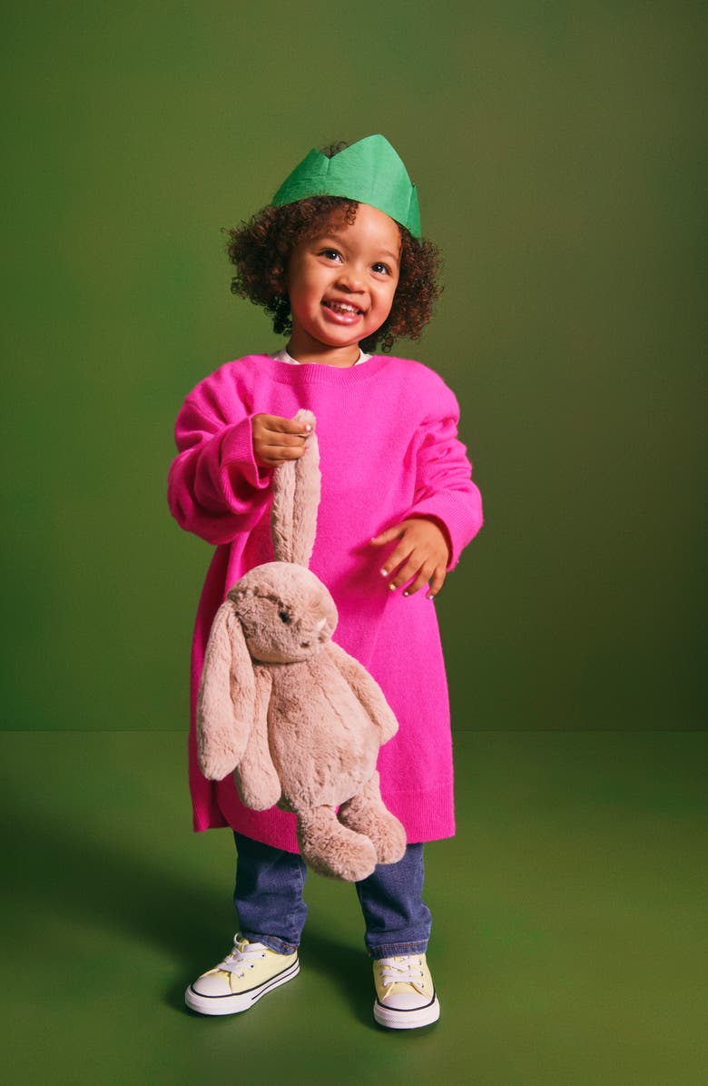 Jellycat Medium Bashful Bunny Stuffed Animal, Alternate, color, Blush