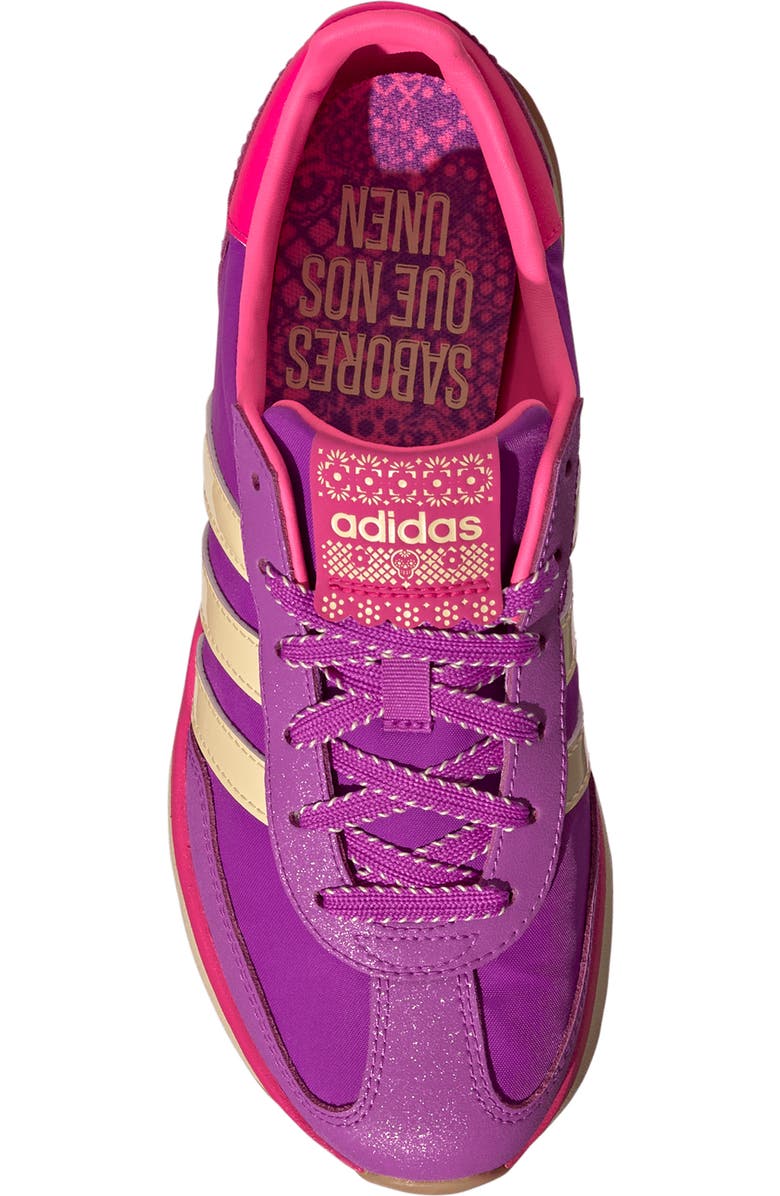 adidas Run 70s 2.0 Sneaker, Alternate, color, Purple Burst/ Orange/ Pink