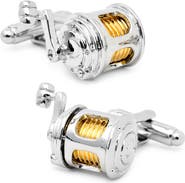 Cufflinks, Inc. Fishing Reel Cuff Links