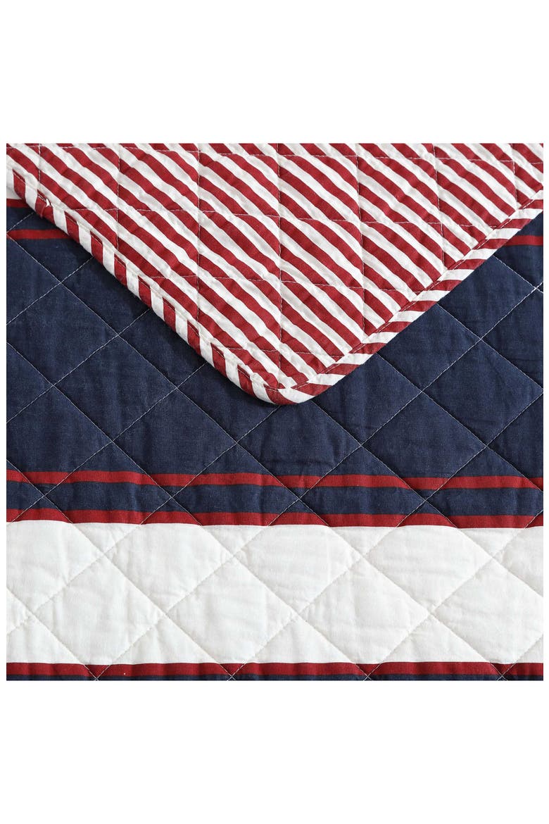 Wesley Quilt & Sham Set, Alternate, color, NAVY