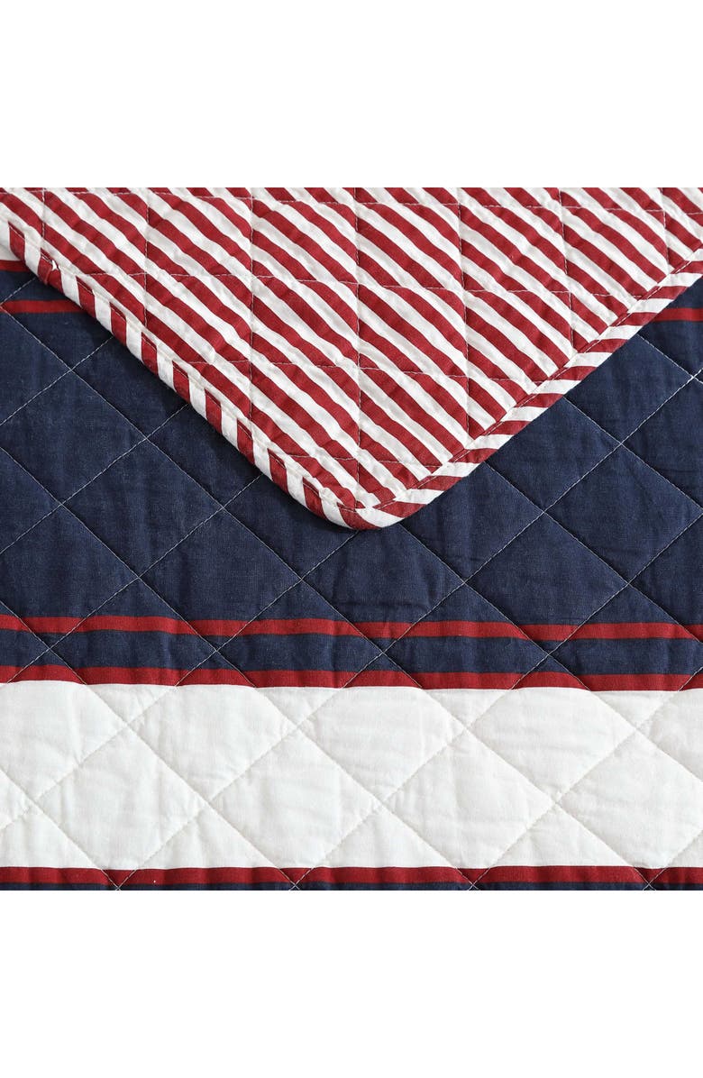 Nautica Wesley Quilt & Sham Set, Alternate, color, Navy