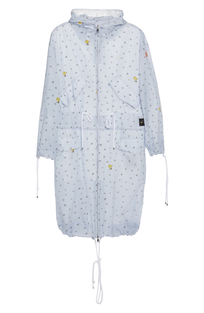 Moncler x Peanuts<sup>®</sup> Erne Woodstock Hooded Long Coat, Alternate, color, 