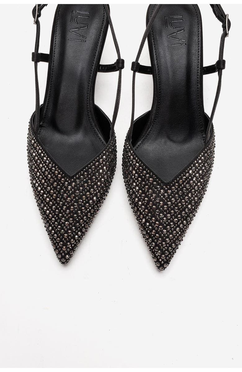 Prologue Shoes Melodie Slingback Pump, Alternate, color, Black