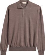 Aurélien Long Sleeve Cashwool® Polo Sweater