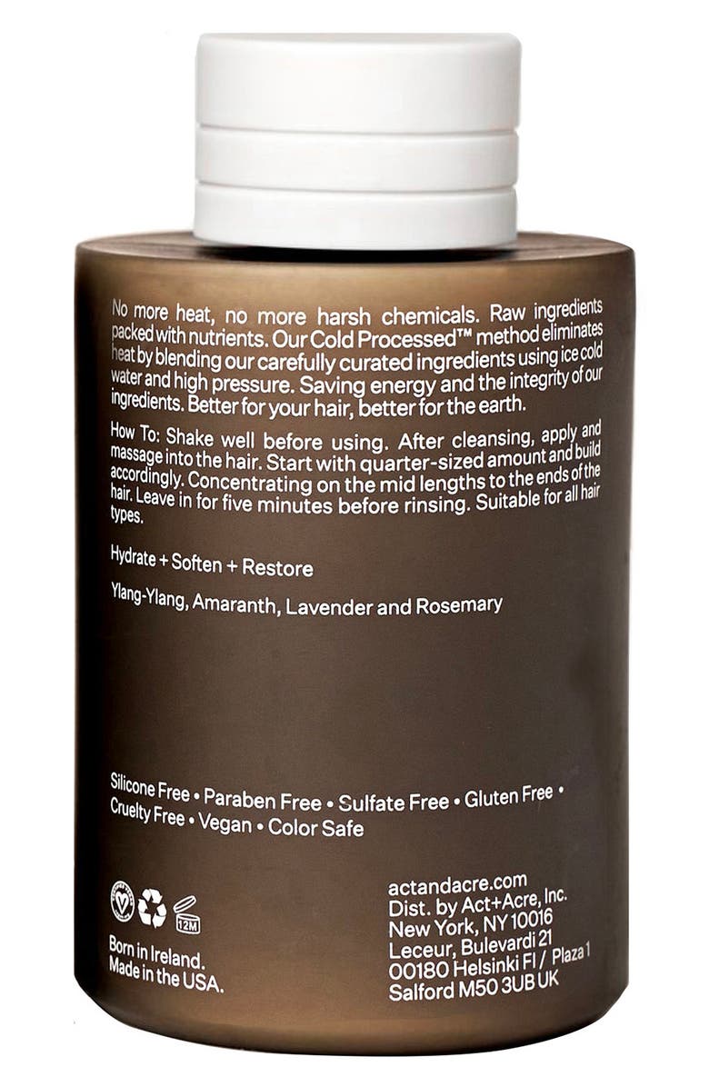 Act+Acre Cold Processed Hair Conditioner, Alternate, color, 