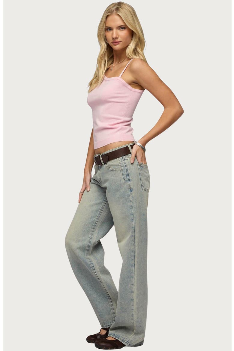 Lorelai Asymmetric Knit Top, Alternate, color, PINK