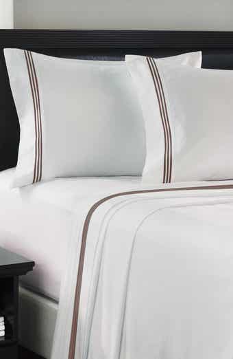 Luxury Home Embroidered Line 3-Piece Sheet Set