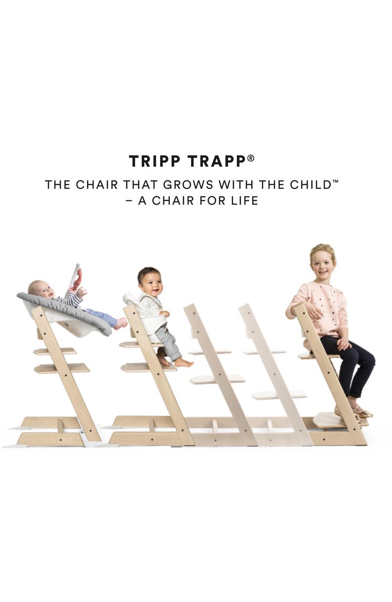 Stokke Tripp Trapp<sup>®</sup> Highchair, Baby Set, Cushion & Tray Set, Alternate, color, Natural/ Icon Grey