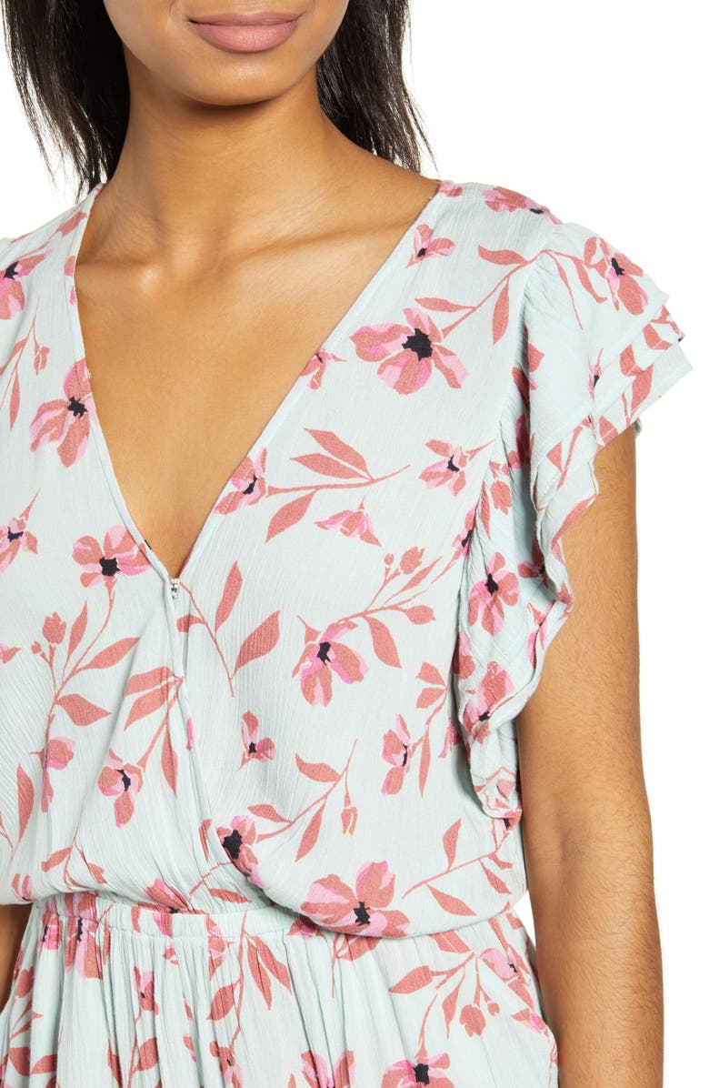 Billabong Ruffled Up Romper, Alternate, color, 