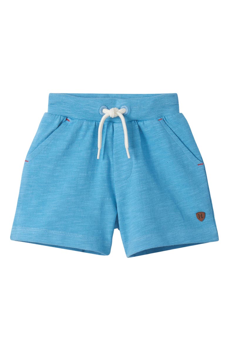 Hatley Kids' Slub Cotton Knit Drawstring Shorts, Main, color, Niagara