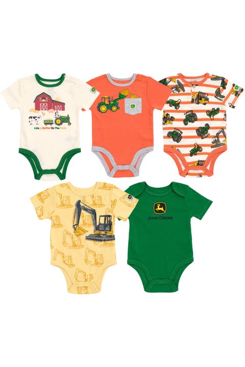 5-Pack Short Sleeve Bodysuits