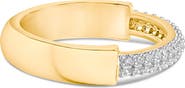 CZ by Kenneth Jay Lane Pav9 Chunky Link Ring