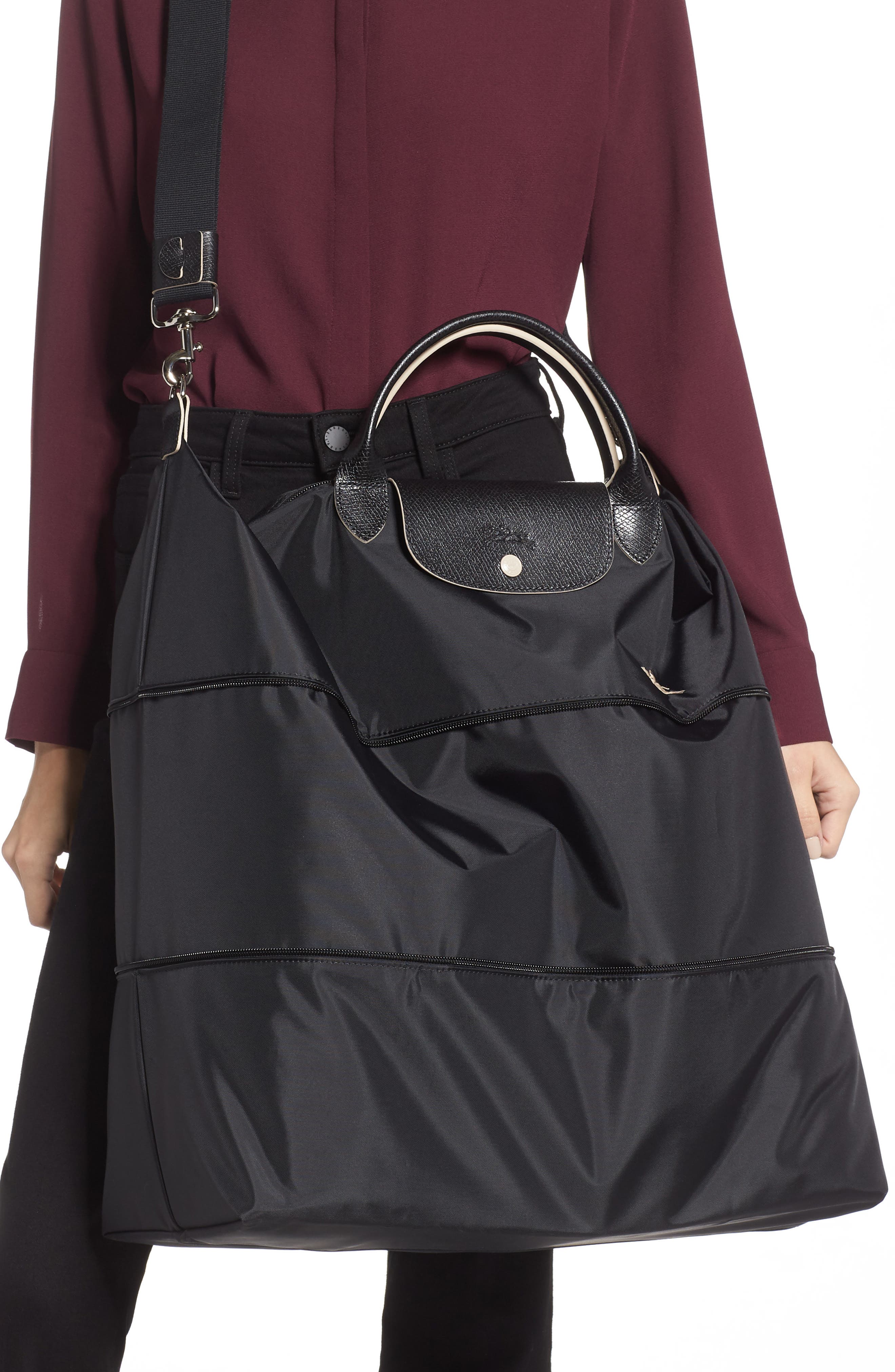Longchamp Le Pliage 21-Inch Expandable Nylon Travel Bag, Alternate, color, 