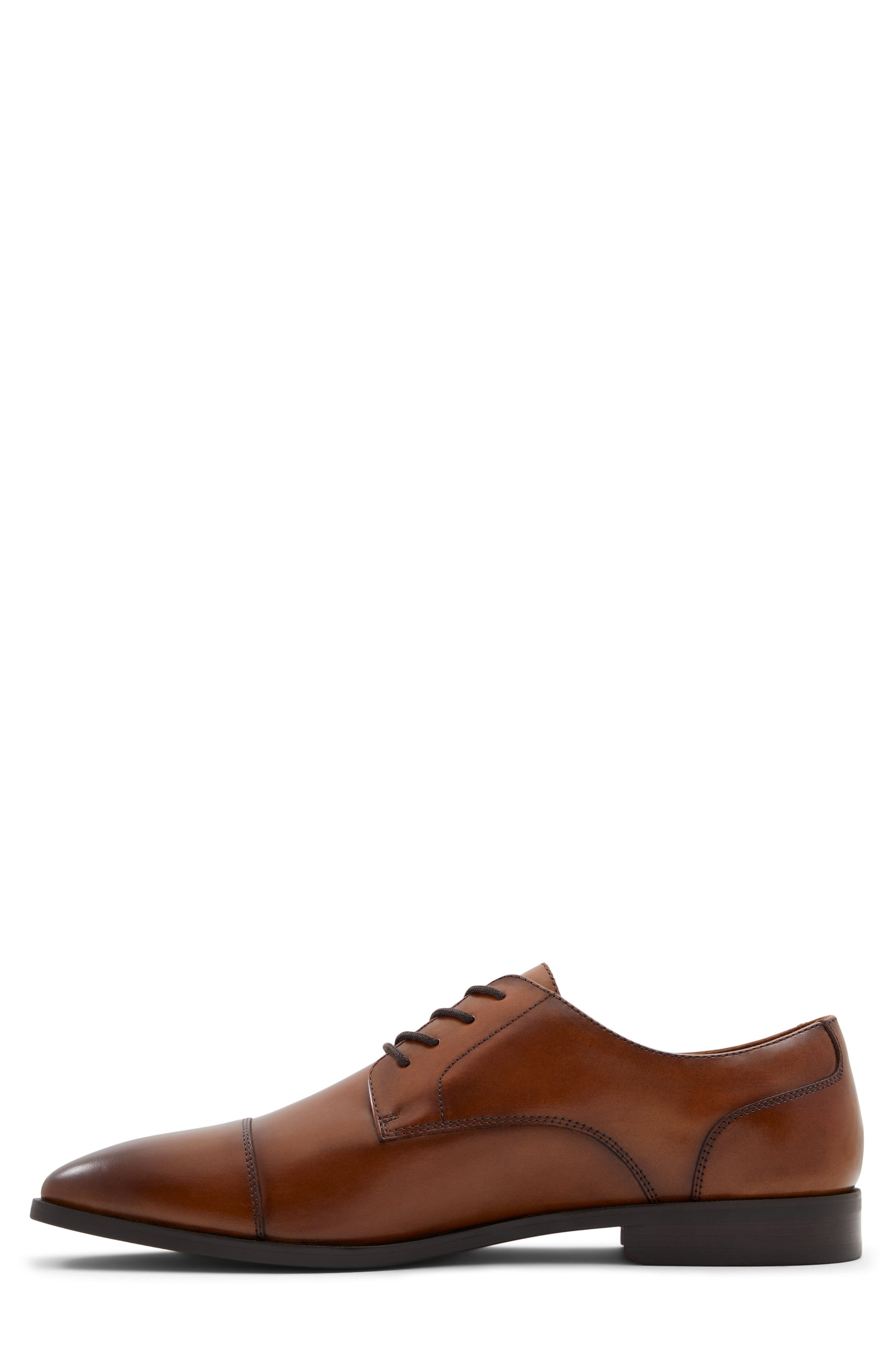 ALDO Callahan Cap Toe Derby, Alternate, color, Cognac
