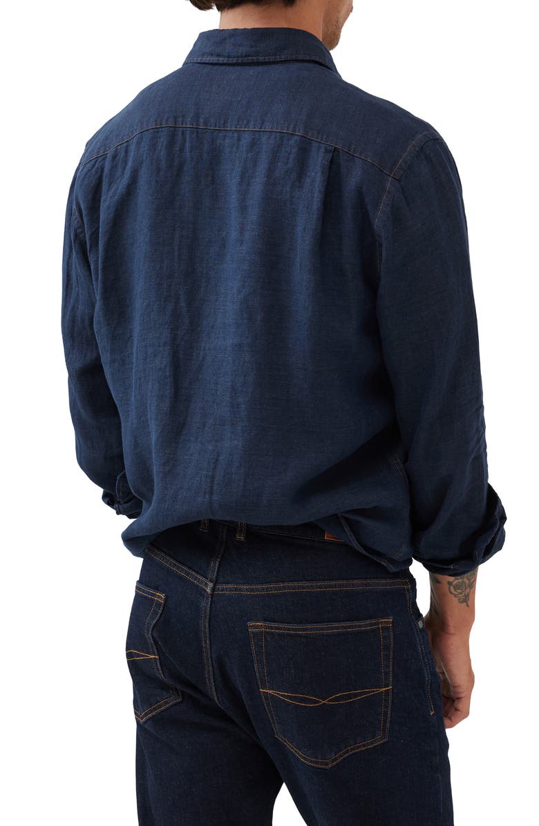 Rodd & Gunn Kingswell Sports Fit Solid Linen Button-Up Shirt, Alternate, color, 