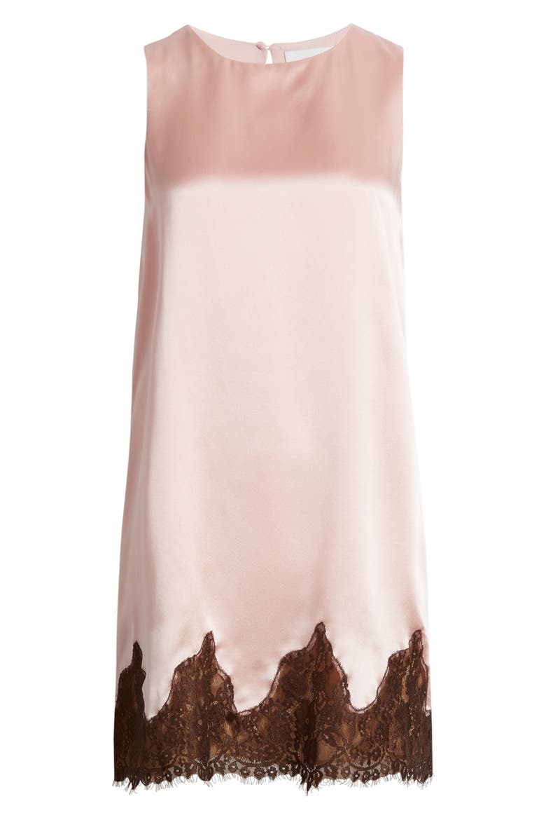 Jessalyn Sleeveless Silk Minidress, Alternate, color, LOTUS