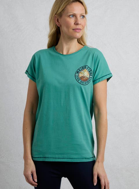 Sunset Summit Back Print Graphic T-Shirt