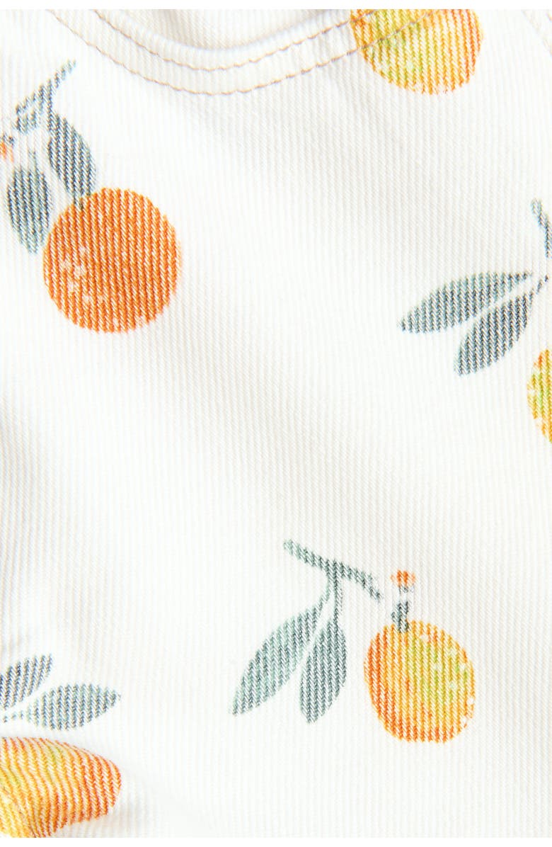 H&M Printed Twill Shorts, Alternate, color, Cream/Lemons