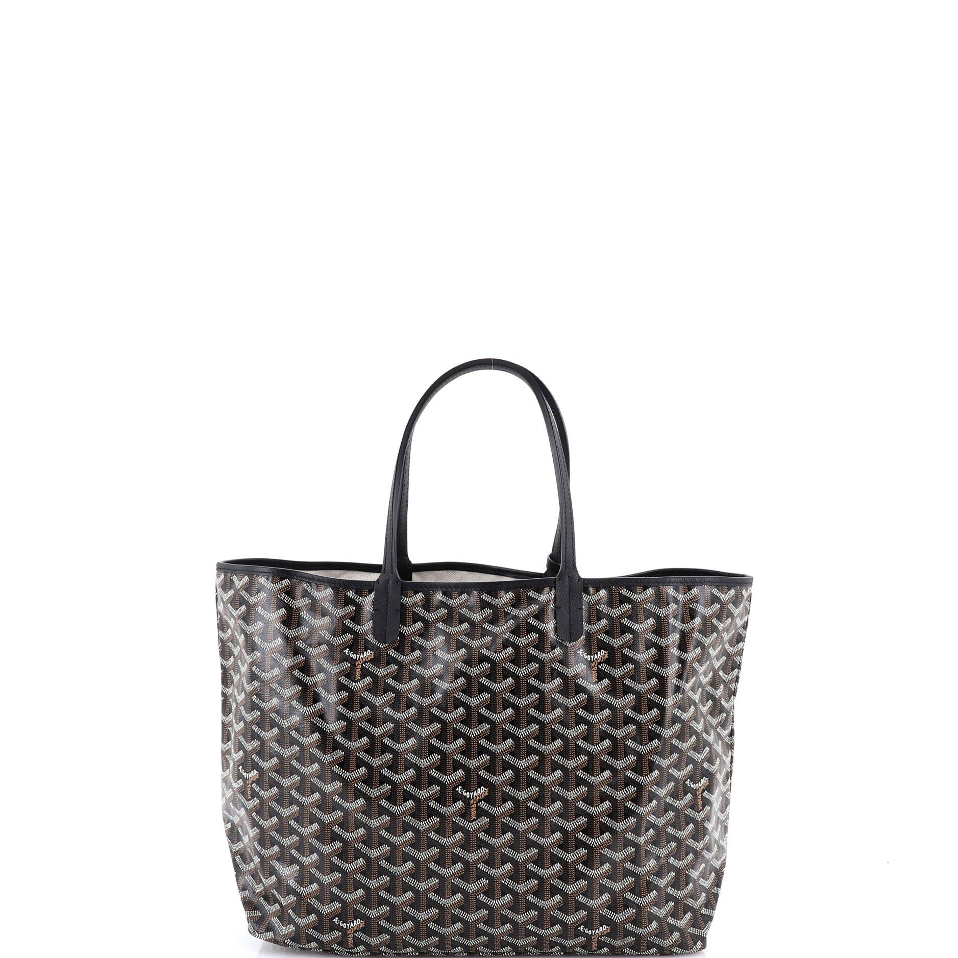 Pre-Owned Goyard Saint Louis Tote Coated Canvas PM, Alternate, color, Black