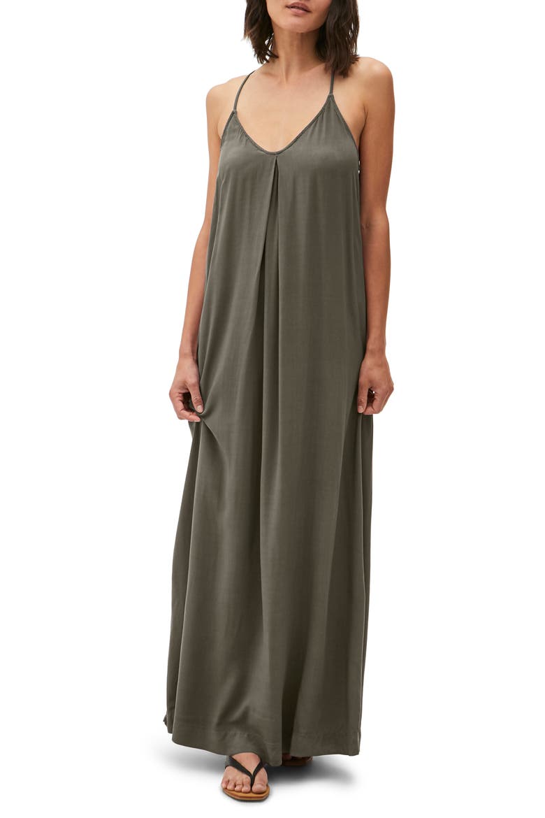 Maxi Slipdress, Main, color, OLIVE