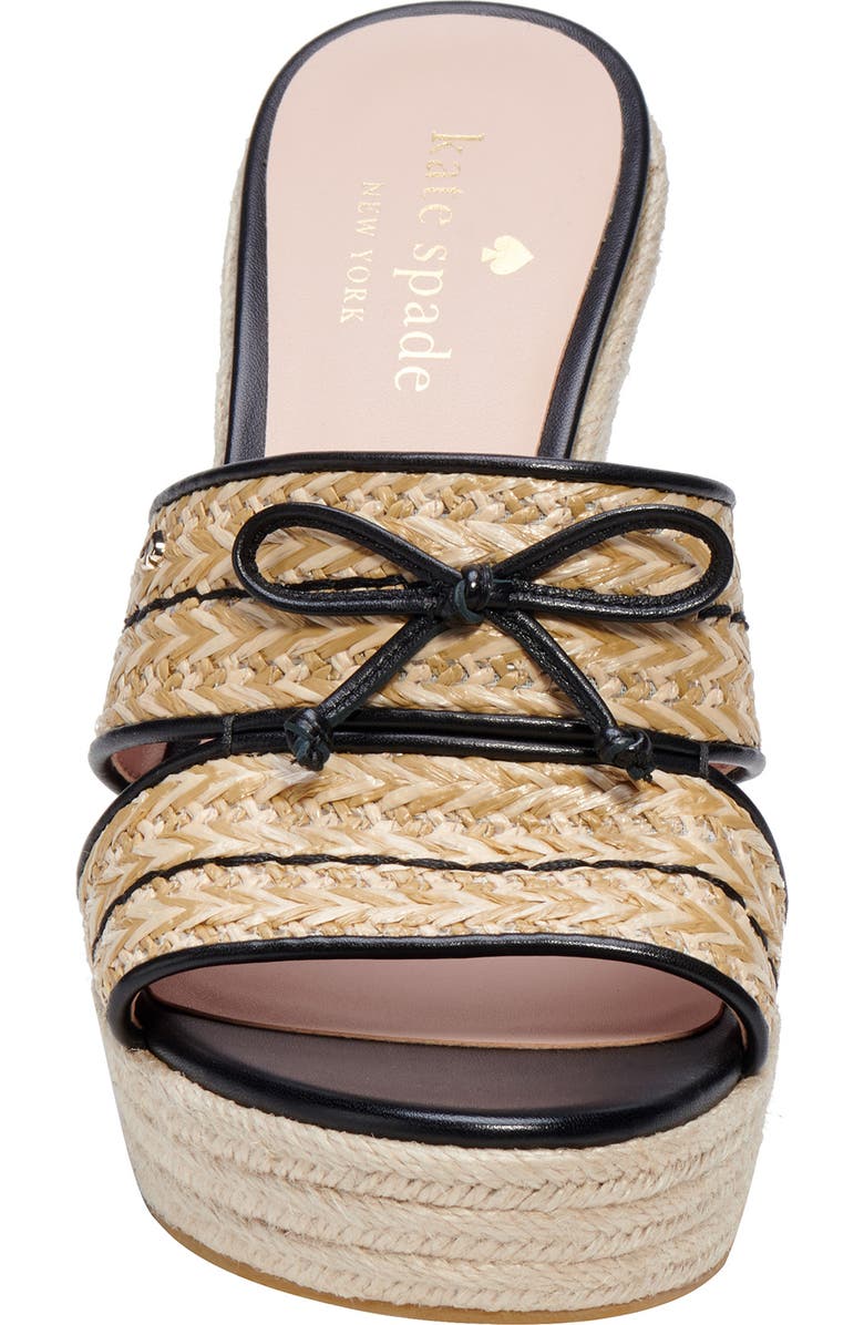 Kate Spade New York braided wedge heel, Alternate, color,