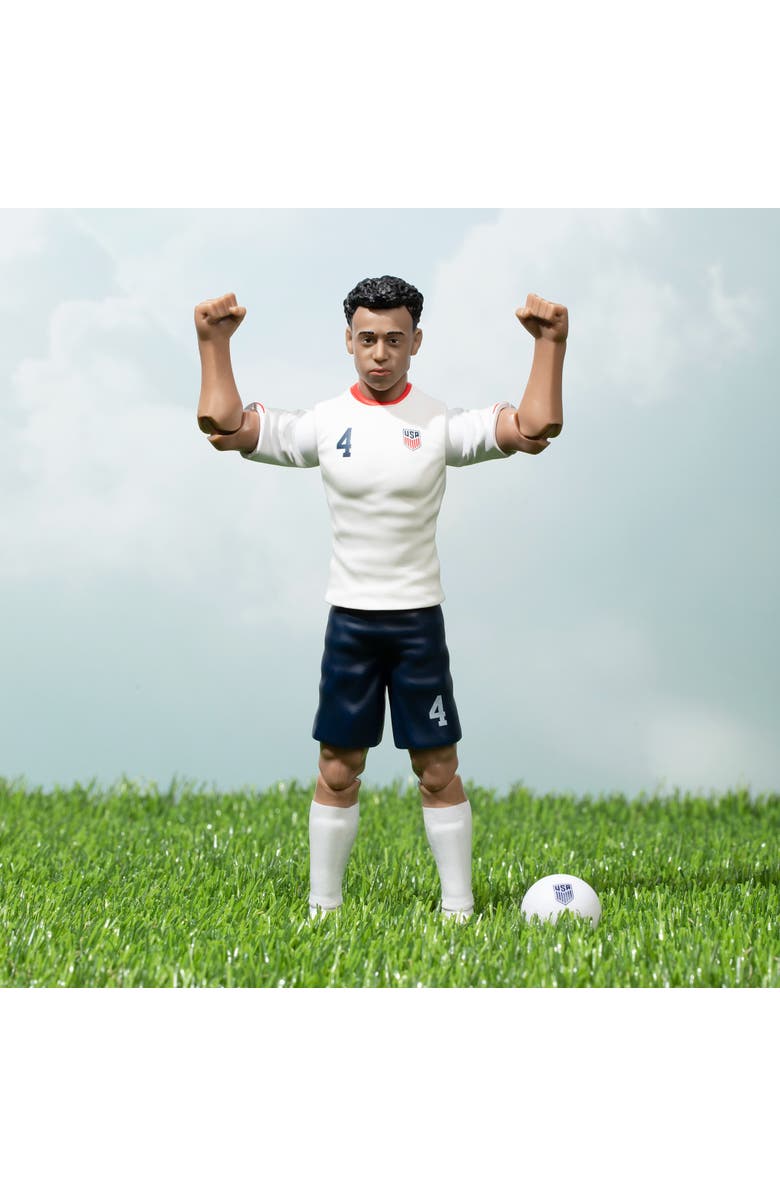 Banbo Toys SOCKERS USMNT Tyler Adams 8" Collectible Soccer Action Figure, Alternate, color, White